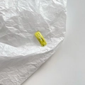 Mini fermaglio a scatto in metallo giallo opaco per animali e accessori capelli - Giallo chiaro