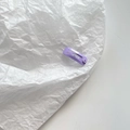 Molletta BB quadrata viola opaco da 2 cm per animali o bambole con chiusura a scatto - Viola Chiaro