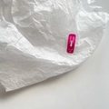 Mini fermaglio per capelli BB rosso rosa per animali o bambole con finitura opaca - Rosa Rossa