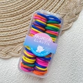 Elastici per capelli colorati per bambini in una scatola trasparente con orsetto - Colori Stile Hyuna