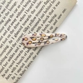 Cute cream BB hair clip with yellow lemon print for girls daily hairstyle decoration - 28# Chestnut