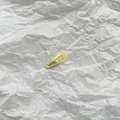 Mini barrette goutte 2cm jaune clair mat en métal pour poupées et petits animaux - Jaune Pâle (10)
