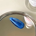 Sparkling dark blue glitter snap hair clip for girls on a luxury mirror tray - Dark Blue