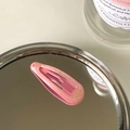 Pink glitter water drop BB hair clip with shiny sequins and matching metal finish - Pink
