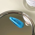 Sparkly blue glitter 3cm BB hair clip with transparent resin finish for girls - Blue