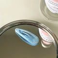 Sparkly light blue 3cm snap clip with glitter finish for children and fine hair - Sky Blue