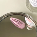 Pink teardrop BB hair clip with sparkling glitter finish for children and girls - Light Pink
