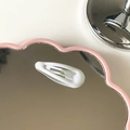 Matter weißer 3cm BB-Haarclip in Tropfenform mit glattem Epoxid-Finish für Mädchen - Mattweiß