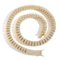 Iced out 10mm hip hop Cuban link chain with gold plating and micro-paved zircons - 18.0cm / Gold