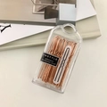 Lot de 24 épingles à cheveux en U couleur or rose dans une boîte pour coiffure élégante - Doré