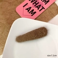 Brown fluffy faux mink hair clip for women with soft texture, 7.2cm length teardrop design - Water Drop / 7.2CM / Brown
