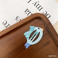 Pince à cheveux oiseau mignon en bleu clair pour enfants, dimensions 3x5cm - Oiseau