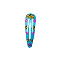 Sky blue BB hair clip with cute cartoon bee and floral pattern for girls' hairstyle - Sky Blue Bee Style (Style 12)
