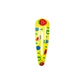 Yellow water drop BB clip with colorful strawberry and watermelon fruit print - Yellow Fruit Style (Style 36)