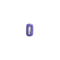 Cute purple fabric wrapped bb hair clip with metallic teeth for fringe styling - Small / Purple