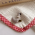 Simpatico fermaglio per capelli a forma di oca grigia con perle e clip in metallo - Piccione con Perle (NK818)