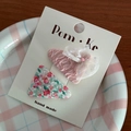 Set aus rosa Schleifen-Haarspange und grüner Blumen-Haarspange für Mädchen - Rosa Serie