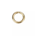 Polished gold circular ear clip with mechanical hinge for a seamless fashion look - 10mm (1 Piece) / Gold