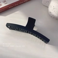 Grande molletta per capelli a T blu scuro opaca per eleganti acconciature raccolte - Materiale PC / Nero Gomma Opaco