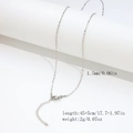 1.5mm stainless steel cable chain necklace in silver finish with adjustable clasp - 1.5mm Starry Chain - Silver