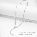 Sleek silver stainless steel snake chain necklace 1.2mm width with lobster clasp - 1.2mm Octagonal Snake Chain-Silver