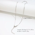 Minimalist 1.2mm silver snake chain necklace in stainless steel with lobster clasp - 1.2mm Square Snake Chain - Silver