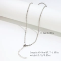 Minimalist 2.3mm silver stainless steel twisted rope chain necklace with lobster clasp - 2.3mm Twisted Dense Chain-Silver