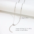 Sleek 1.8mm silver stainless steel snake chain necklace with lobster clasp 45cm length - 1.8mm Dense Snake Chain-Silver