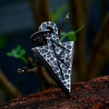 Pendentif flèche Viking en acier inoxydable avec runes nordiques et finition martelée - Pointe de flèche Rune Teiwaz (BP8-155 Style E)