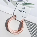 Detail of pink high-elasticity seamless hair bands set on professional carded packaging - Hair Rope Style / Deep Pink