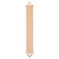 Weiche beige Plüschhülle mit elastischen Bändern und Haken für CPAP-Kopfband-Komfort - Einzelpackung – Beige