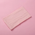 Close-up of pink soft nylon fabric texture with fine weave pattern for baby headbands - Dusty Pink