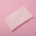 Close-up of soft pink seamless knitted nylon headband with high elasticity for infants - Light Pink