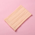 Detailed close-up of soft jacquard nylon baby headband with knitted texture pattern - 15.5*8.5cm / Light Orange