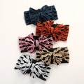 Lot de cinq bandeaux bébé faits main avec nœuds multicouches en couleurs variées - 16X8cm / Couleur Aléatoire