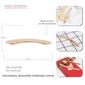 Elegant 10.8cm light pink acetate hair clip with crystals and spring clip base - Pink Large