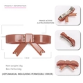 Elegant caramel acetate bow hair clip with sparkling rhinestones and metal spring clasp - Light Coffee