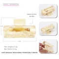 Ivory marble acetate square hair claw clip for women, 7.8cm large minimalist hair clip - Ivory Marble Pattern (26)