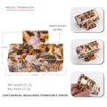 Pinza per capelli in acetato leopardato rosa e arancione, misura 6,8cm di lungo e 4,2cm - Leopardo Rosa Arancio