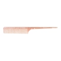 Pink marble acetate tail comb for salon hair styling and precision sectioning - Marble Pink