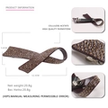 Brown acetate bow hair clip with sparkling rhinestones in a dark red-brown finish - Brown