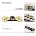 Elegant bow-shaped cream acetate hair clip with rhinestones and metal spring closure - Apricot Hollow Bowknot