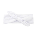 Fascia elastica bianca per neonati con nodo a orecchie di coniglio per bambini - Bianco (01)