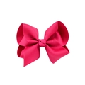 Lazo para el pelo en color rosa intenso de cinta de falla para niñas y accesorios - Rosa Rojo Profundo