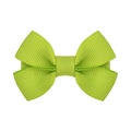 Fiocco per capelli neon verde in nastro grosgrain per neonati, fermaglio 5cm per bambini - Verde Lime (20)