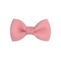 Gros plan d'une barrette à cheveux en ruban gros-grain rose à texture côtelée - Rose (16)