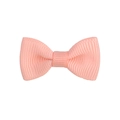 Mini barrette nœud en gros-grain rose corail pour enfants et animaux de compagnie - Rose Orange (8)