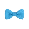 Barrette nœud papillon bleu ciel 3cm en gros-grain pour enfants et animaux - Bleu Ciel (7)