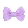 Fiocco per capelli in nastro gros-grain lilla per neonati e bambini piccoli - Viola Lavanda (25)