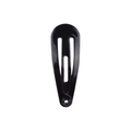 Clásica pinza para el pelo BB de metal lacado negro con forma de gota de agua - Negro (4)